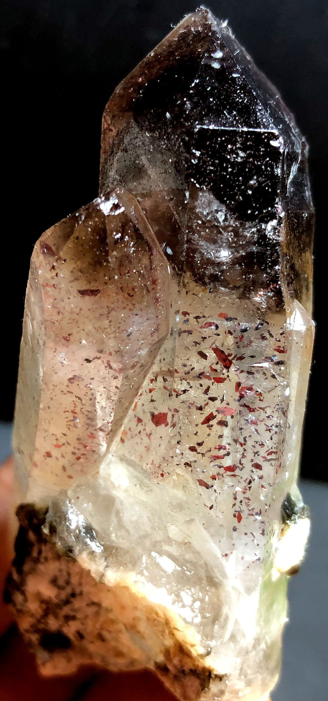 131g 1PC Fire Quartz Lepidocrocite Ignite your Passion Etsy