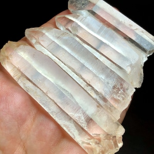 125g 4PC lemurian seed crystals /lemurian quartz crystal point / lemurian crystal /lemurian seed / lemurian quartz /crystal point    f601
