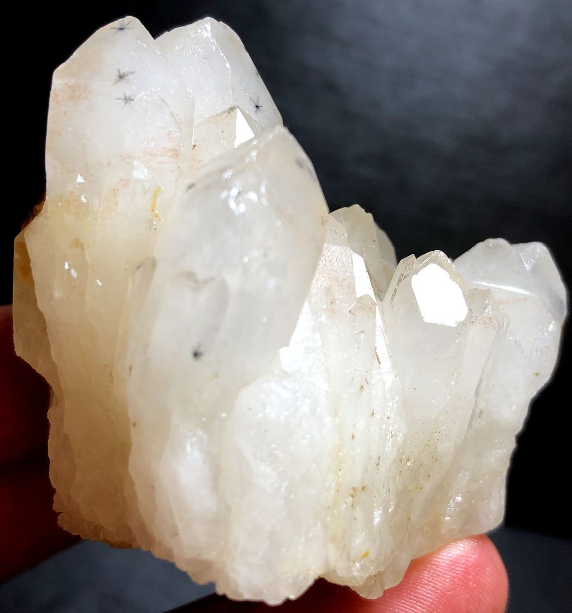 112g RARE Natural Hollandite Star Quartz CRYSTAL Point Etsy