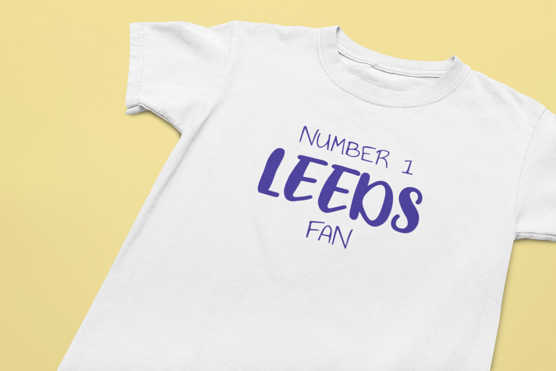 Unofficial Leeds United kids tshirt. Number 1 Football Fan Etsy
