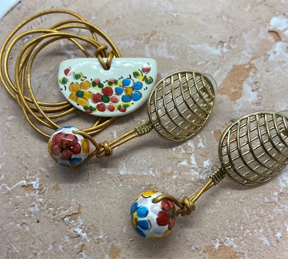 Etsy ceramic best sale jewelry