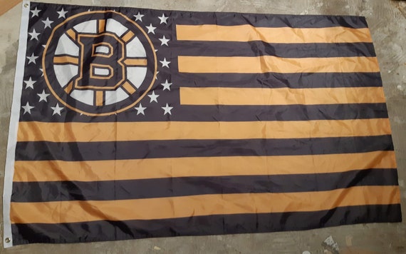 Boston Bruins Flag Etsy