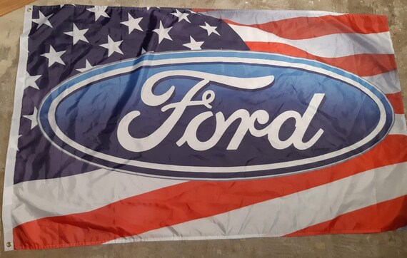 Usa Ford Flag Etsy