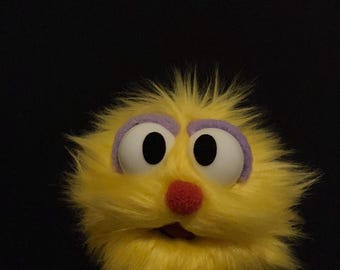 Yellow Monster Hand Puppet