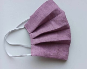 Face mask ,Face Mask with Filter Pocket , Washable, ,Reusable Face Mask , linen Face masks ,linen mask