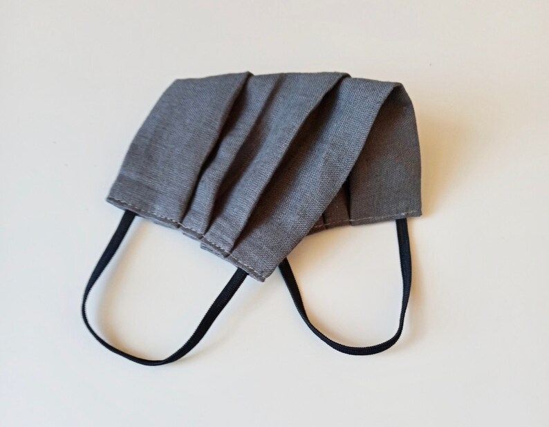 Linen Face Mask ,face Mask With Filter Pocket , Washable, ,reusable Face Mask , Linen Face Masks