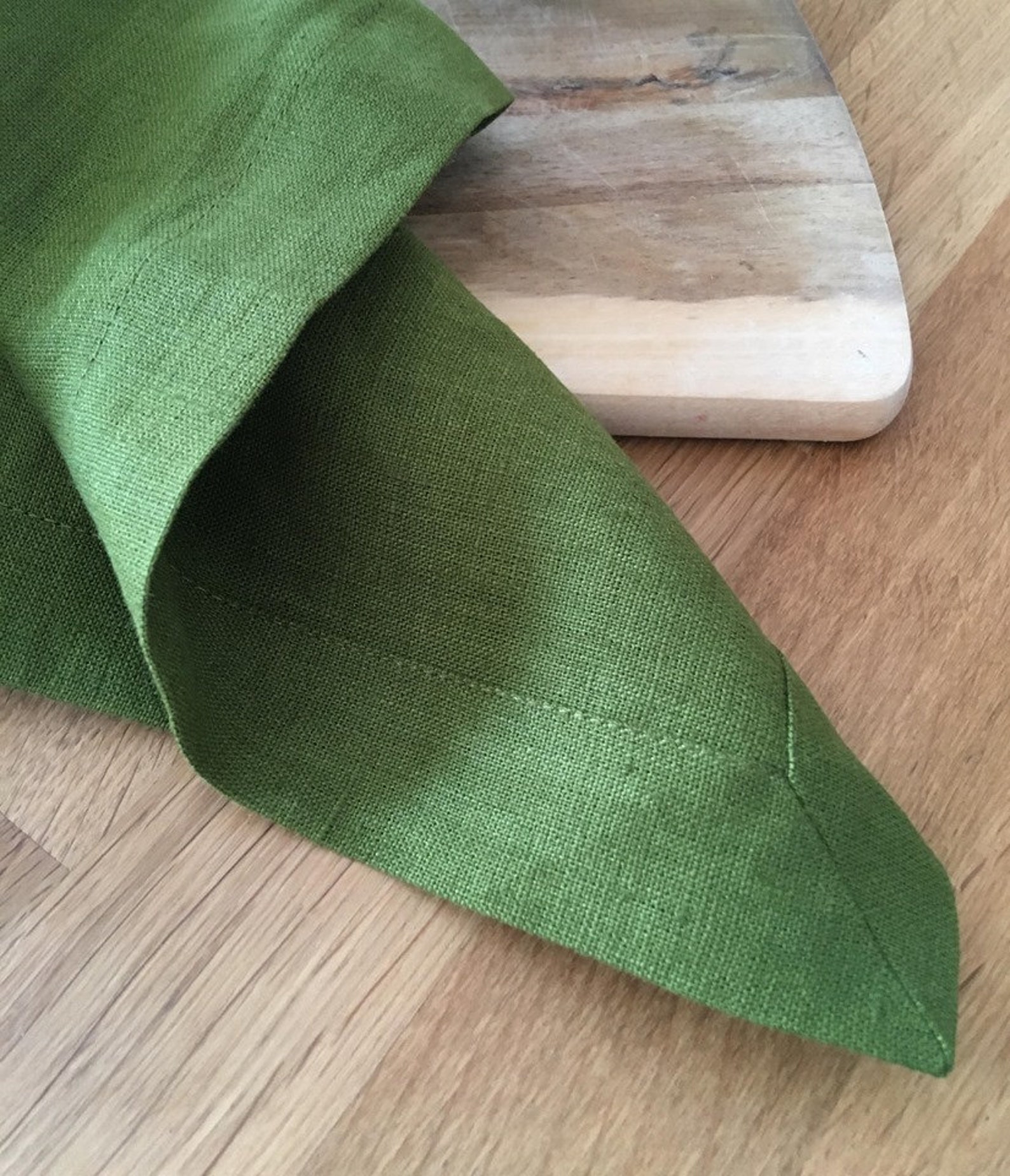 Linen Napkins. Moss Green Linen Napkins. Linen Napkins Sets of Etsy