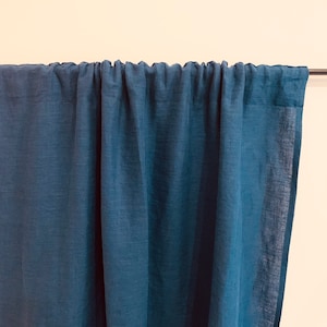 Linen curtains, rod pocket linen curtain, linen curtain, curtain panel, natural linen curtains, handmade linen curtains, drape curtains