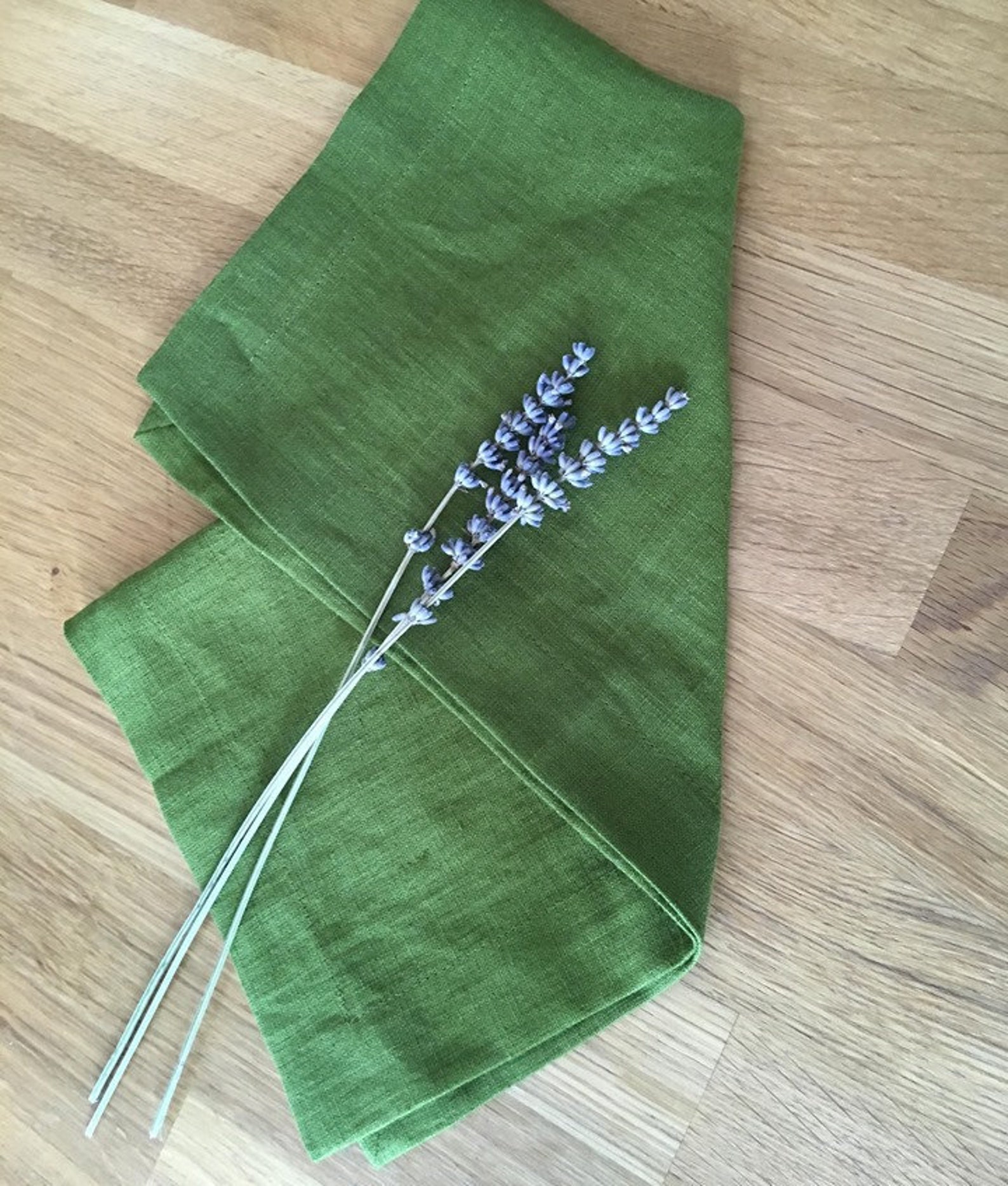 Linen Napkins. Moss Green Linen Napkins. Linen Napkins Sets of Etsy