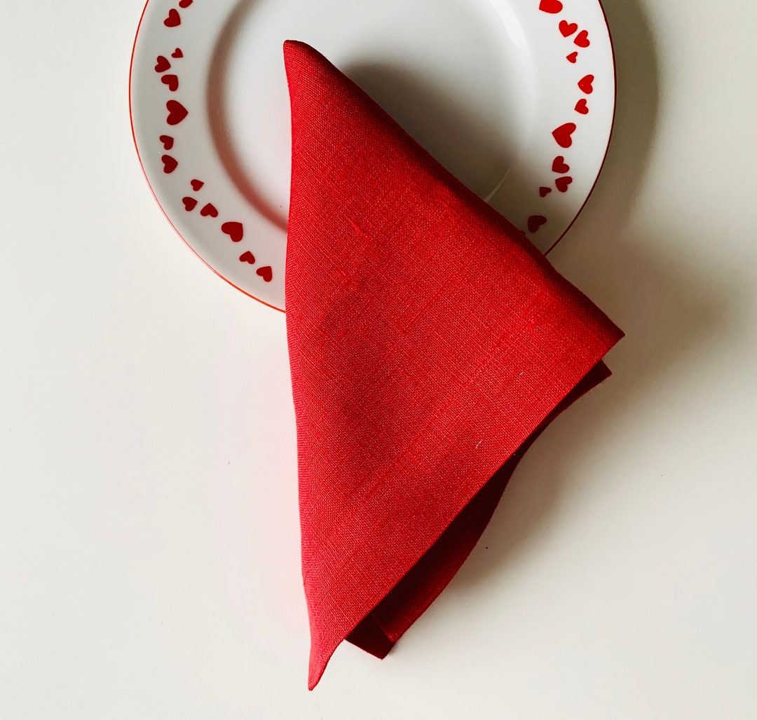 Linen Napkins, Linen Napkins Set, Linen Napkins, Washed Soft Linen