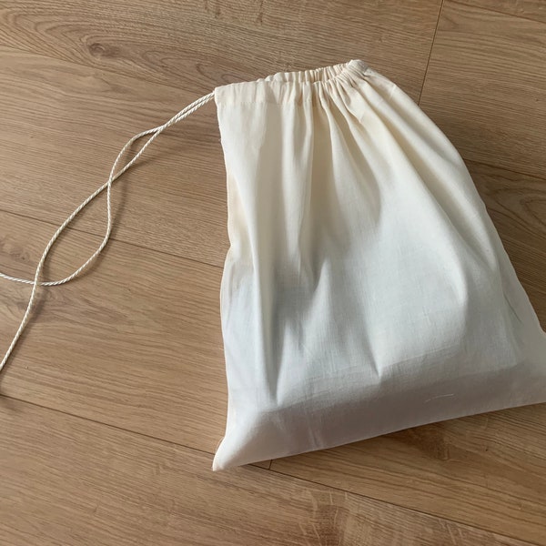 Pochette à cordon en coton pour sacs de rangement par housse de protection pour sacs à main, sacs à poussière pour chaussures