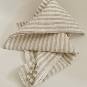 Linen towel ,linen dish towel ,striped tea towel, kitchen towel, pure linen towel