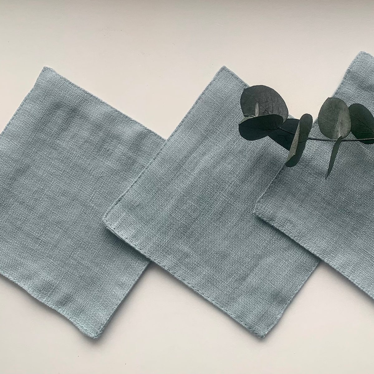 Linen Coasters , Set of 6
