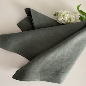 Linen Napkins Set,  Linen Napkins, Pure Linen Napkin, Washed Linen Table Linen, Natural linen napkins ,Large napkins