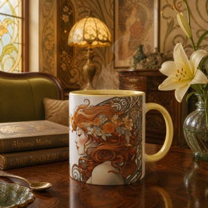 Art Nouveau Beauty Mug