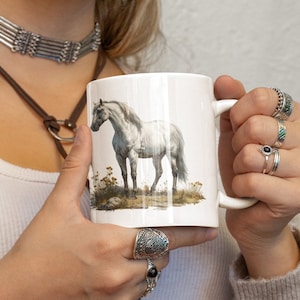 Horse Mug Gift, Equestrian Gift  Horse Owner Gift Horse Coffee Mug, Cute Horse Mug