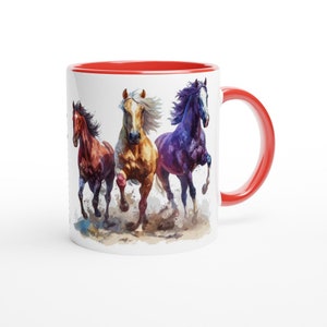 Horses Lover Horse Lover&#39;s Mug Gift Equestrian gift Horse enthusiast Horseback riding Unique Horse art mug Ranch décor