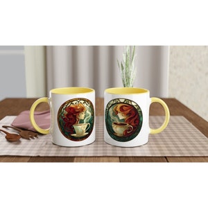 Art Nouveau Style Coffee Tea Gift Mug