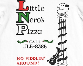 Little Nero's Pizza — Home Alone Movie T-Shirt — Pizza Delivery Guy