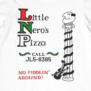 Little Nero's Pizza — Home Alone Movie T-Shirt — Pizza Delivery Guy