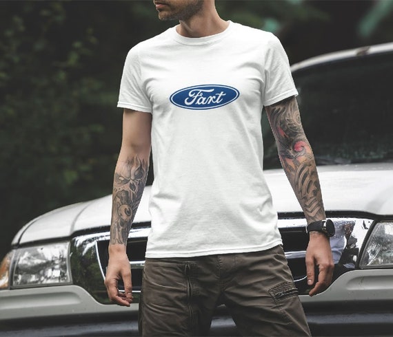 Fart Ford Logo Parody T-shirt Men/unisex 