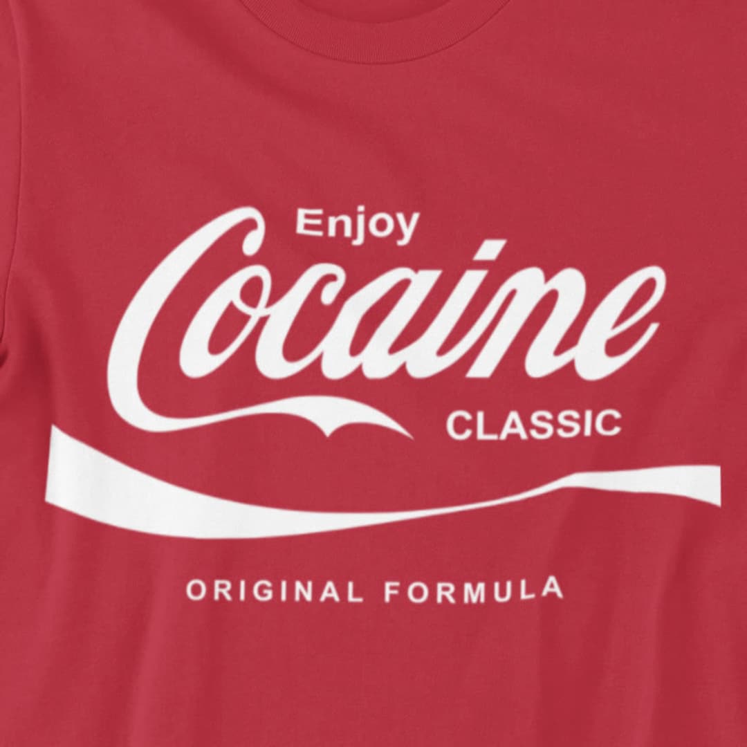 spiselige Frivillig Kviksølv Enjoy Cocaine Classic T-shirt Men/unisex - Etsy
