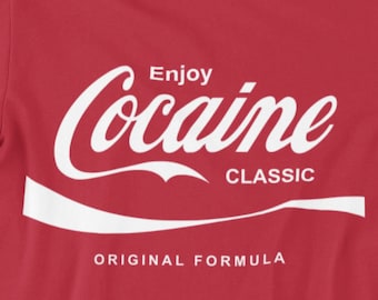 Enjoy Cocaine Classic T-Shirt – Men/Unisex