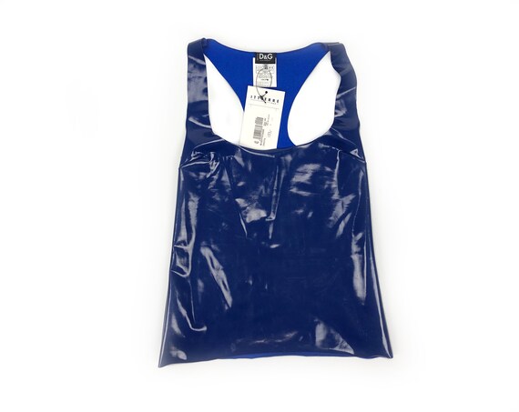 DOLCE & GABBANA - Stretch sleeveless top in Latex