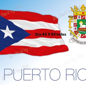 MADI Sticker Puerto Rico Flag Mi Orqullo Bandera Boricua 3x5inch Decal for Car Truck Window USA Stickers MADI Sticker Puerto Rico Flag Mi Orqullo Bandera Boricua 3x5inch Decal for Car Truck Window USA Stickers
