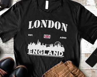London Skyline T-Shirt: UK Travel Souvenir Shirt
