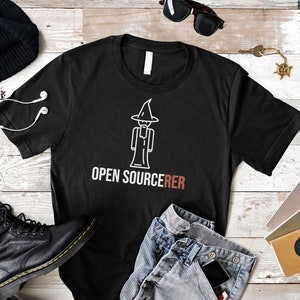 Camiseta de código abierto: Regalo para programadores y aficionados a la tecnología