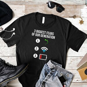 Funny Millennial T-Shirt: 3 Digital Age Problems