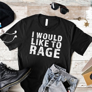 Barbarian Rage T-Shirt: DnD RPG Gamer Tee