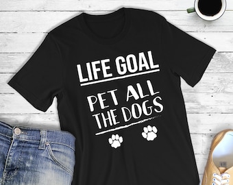 Pet All The Dogs T-Shirt: Hundeliebhaber Geschenk