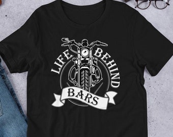 Motorcykel T-shirt med dragkedja: Rolig motorcykelförare