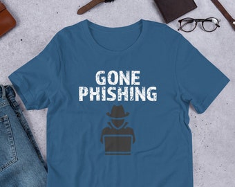 Maglietta Gone Phishing: maglietta hacker della sicurezza informatica