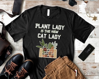 Funny Plant Lady T-Shirt: Indoor Garden Lover Gift