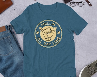 Koszulka Shaka Hang Loose: Koszulka unisex Surf Culture