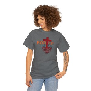 Rooted in Christ Unisex Heavy Cotton Tee
