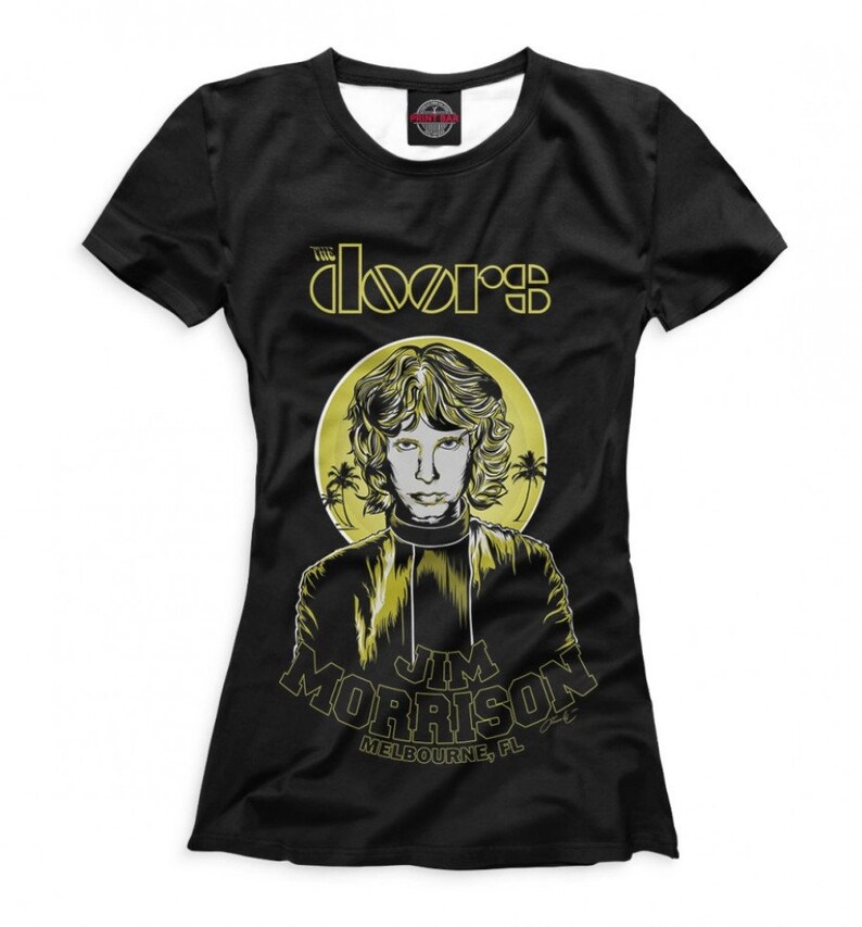The Doors Art TShirt Jim Morrison Graphic Tee Etsy