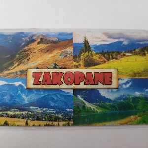 Polen Zakopane - Koelkastmagneet - Schattig Pools uitzicht op de bergen Verjaardagscadeau, Geheugencadeau