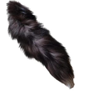Fox Tail Tassel For Fashion Bag Legitimate Fox Fur Keyring Accessory Luxury 40/45 cm Traditional Fols form Zakopane Poland