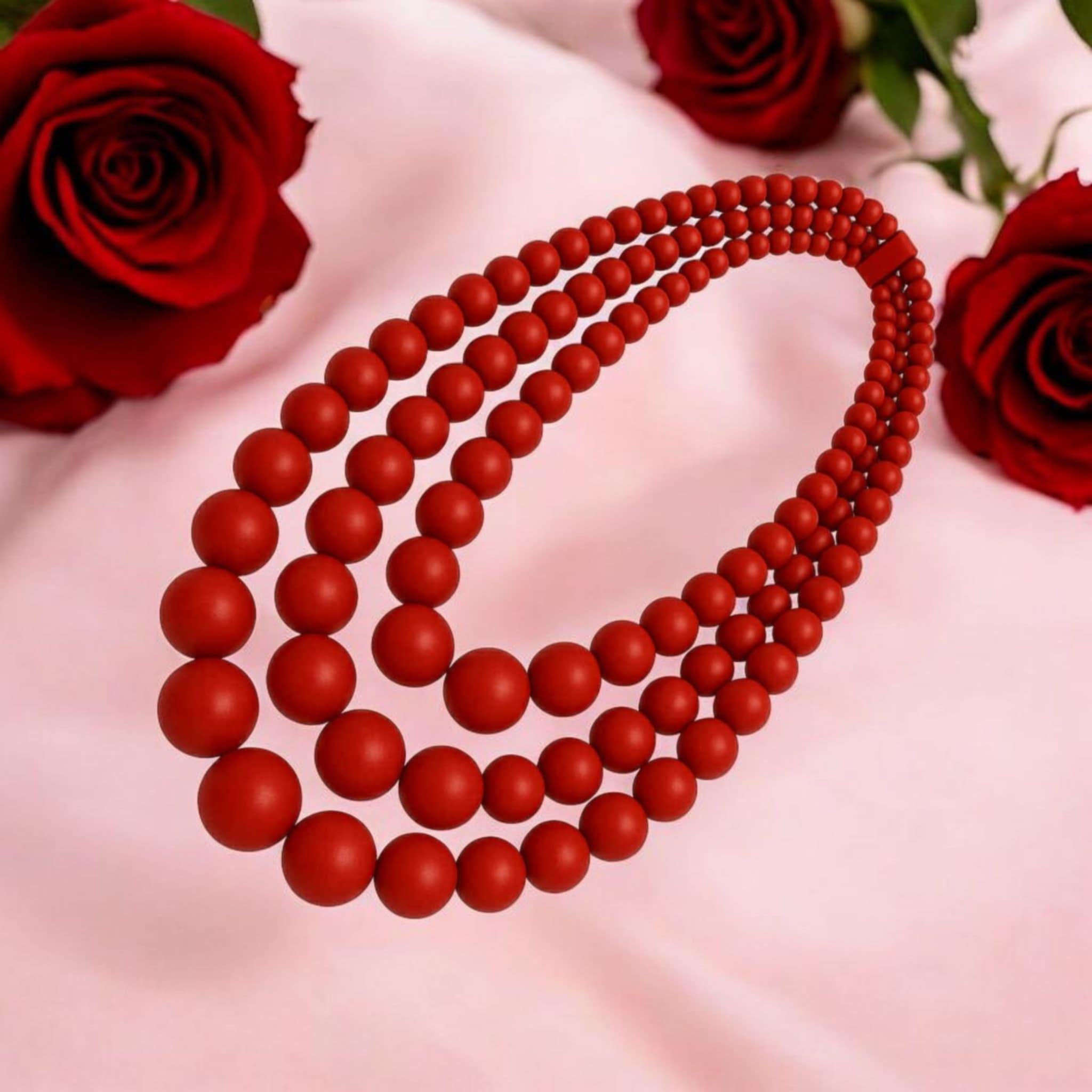 Collana Girocollo A Strati Con Perline In Legno E Ciondolo Foglia – Bohémien Vintage Unisex