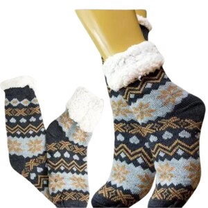 Wool Grip, Warm Socks, Non-slip, Unisex,Universal Size, Very Comfortable