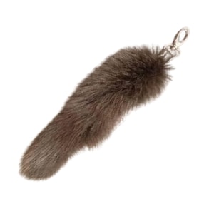 Pelz Fuchsschwanz Top Qualität Fuchs Pelz Accessoire Schlüsselanhänger Quaste Mode Tasche Tag (14) - 35-45 cm
