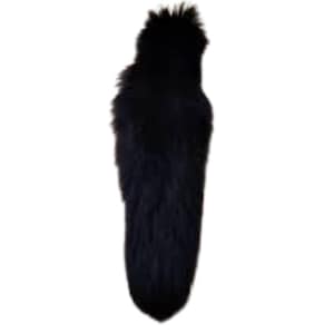 Fox Tail Tassel For Fashion Bag Legitimate Fox Fur Keyring Accessories Luxury (7) -30/ 36 cm Zakopane Folk