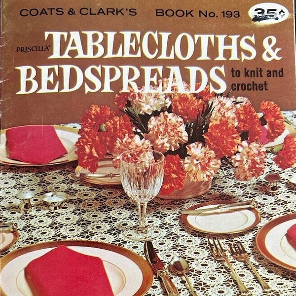 PDF copy Tablecloths and Bedspreads to ~knit and crochet~ INSANT DOWNLOAD