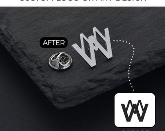 Benutzerdefiniertes Logo Brosche, Emaille Pins, Anstecknadel für Geschäft, Geschenk für Ihn, individuelles Firmenlogo, Brosche, Symbol Broschen