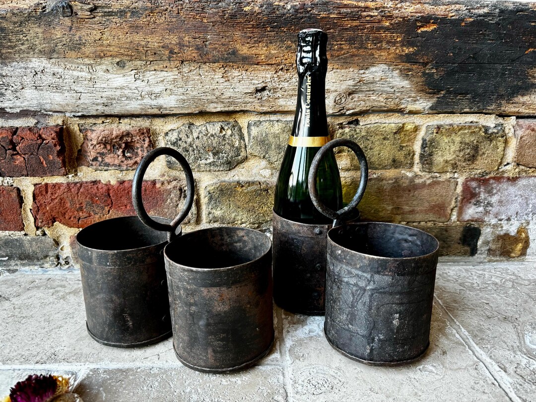 One X Vintage Cast Iron Bottle Holder for Two Bottles | Country Style ...