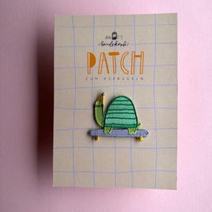 Patch I Aufbügler I Schildkröte I Upcycling I Klamotten Verschönern I Kindsköpfe